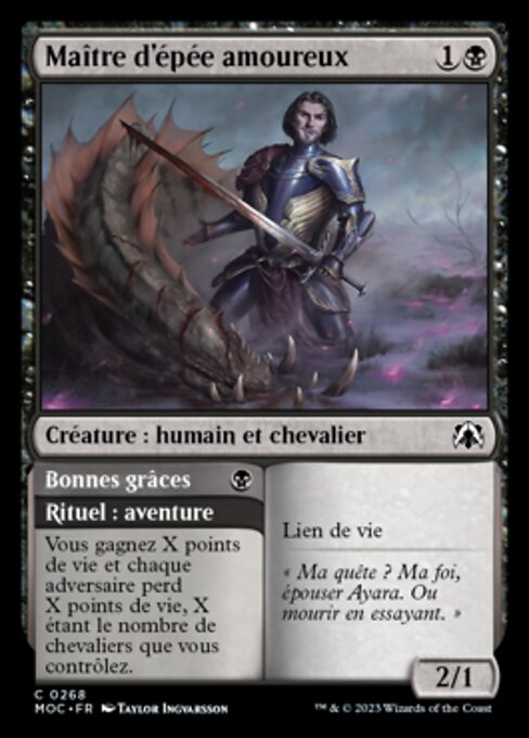 Smitten Swordmaster // Curry Favor