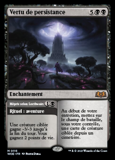 Virtue of Persistence // Locthwain Scorn