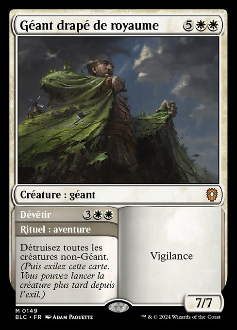 Realm-Cloaked Giant // Cast Off