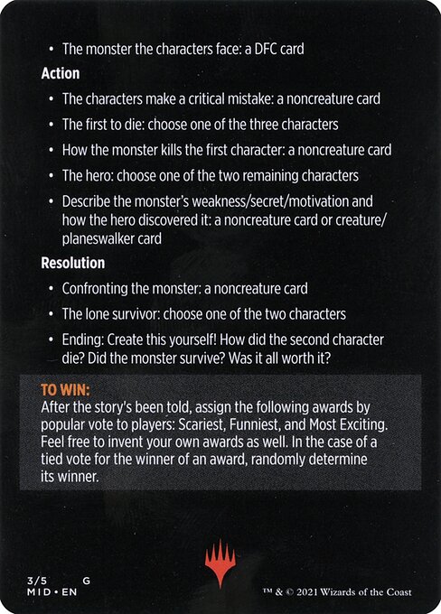 Into the Story: Horror Edition // Into the Story (cont'd) - Verso