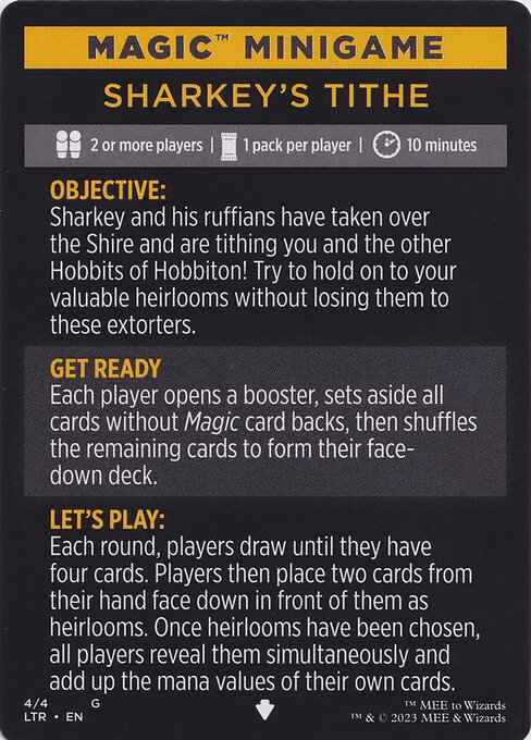 Sharkey's Tithe // Sharkey's Tithe (cont'd)