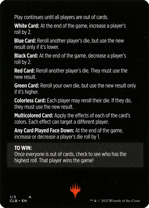 Roll for Initiative // Roll for Initiative (cont'd) - Verso