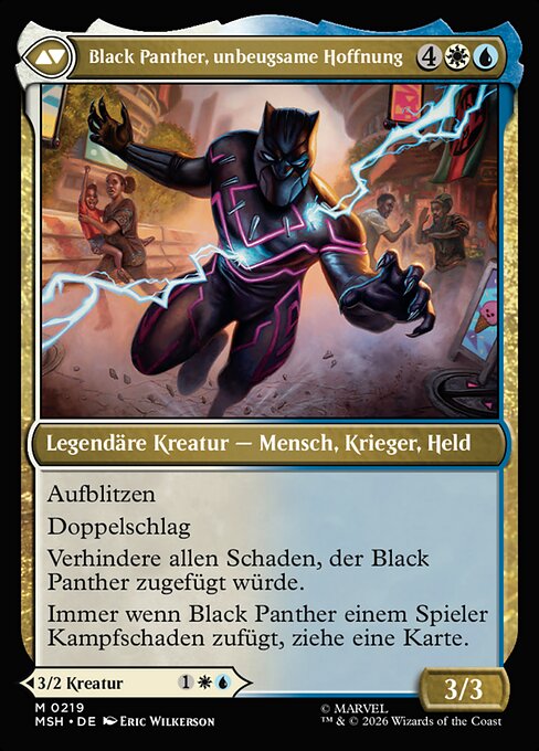 King T'Challa // Black Panther, Hope Enduring - Verso