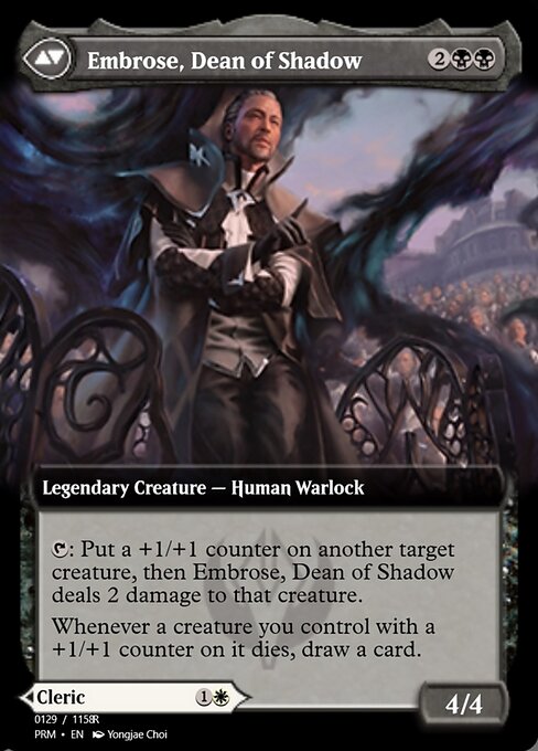 Shaile, Dean of Radiance // Embrose, Dean of Shadow - Verso