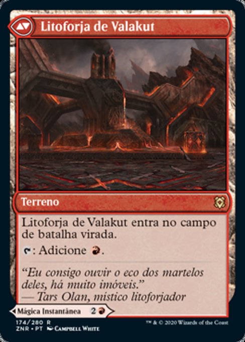 Valakut Awakening // Valakut Stoneforge - Verso