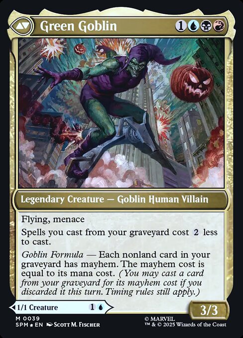 Norman Osborn // Green Goblin - Verso