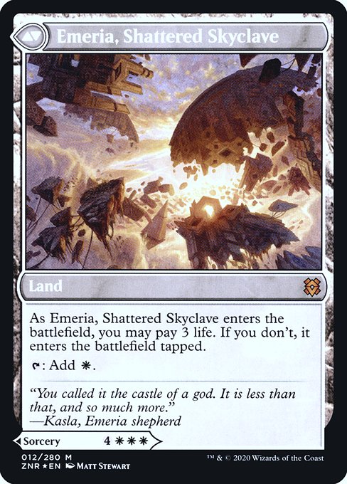 Emeria's Call // Emeria, Shattered Skyclave - Verso