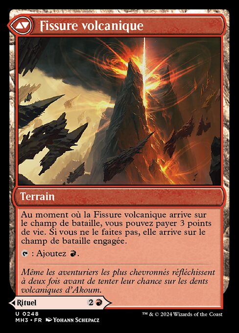 Sundering Eruption // Volcanic Fissure - Verso