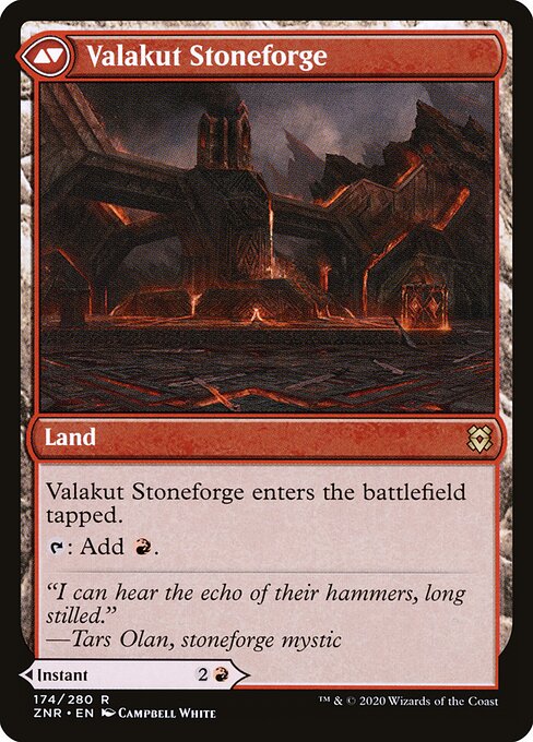 Valakut Awakening // Valakut Stoneforge - Verso