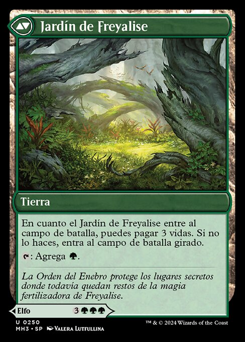 Disciple of Freyalise // Garden of Freyalise - Verso