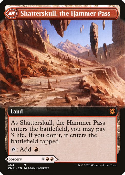 Shatterskull Smashing // Shatterskull, the Hammer Pass - Verso