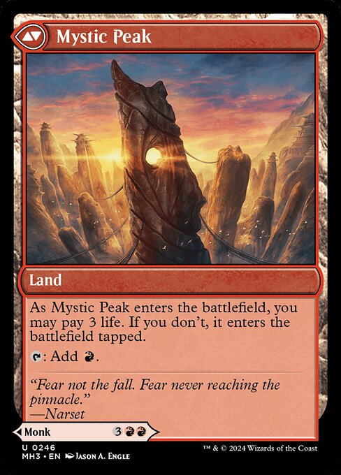 Pinnacle Monk // Mystic Peak - Verso
