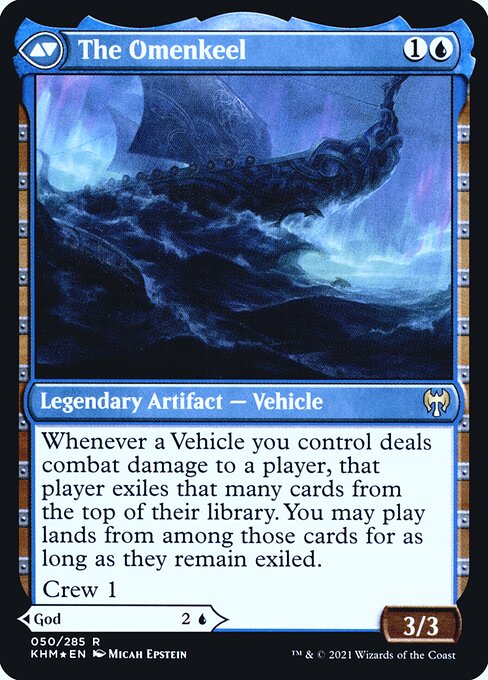 Cosima, God of the Voyage // The Omenkeel - Verso