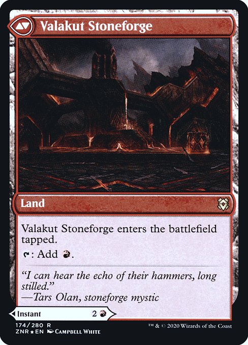 Valakut Awakening // Valakut Stoneforge - Verso