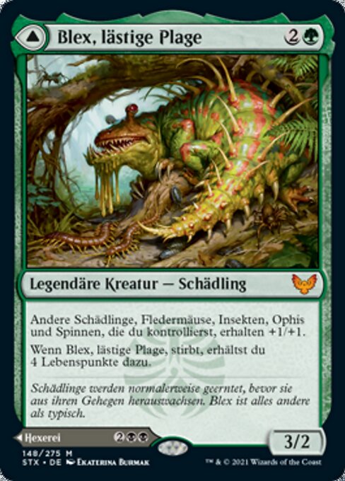Blex, Vexing Pest // Search for Blex - Verso
