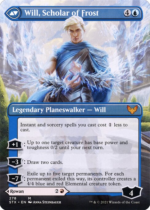 Rowan, Scholar of Sparks // Will, Scholar of Frost - Verso
