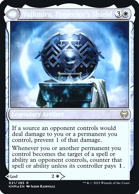 Reidane, God of the Worthy // Valkmira, Protector's Shield - Verso