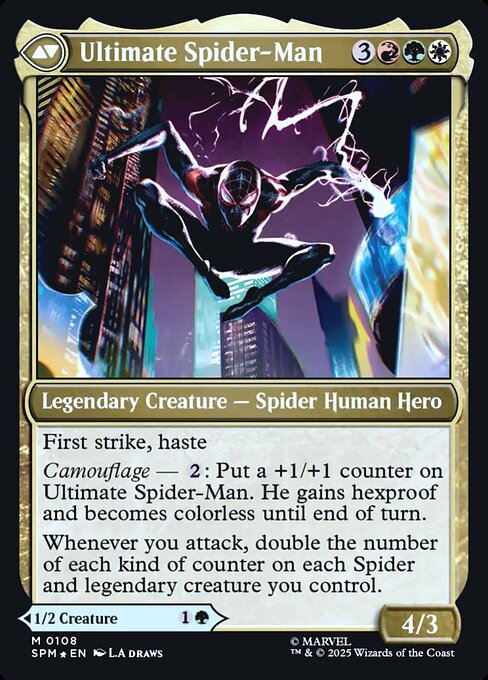 Miles Morales // Ultimate Spider-Man - Verso