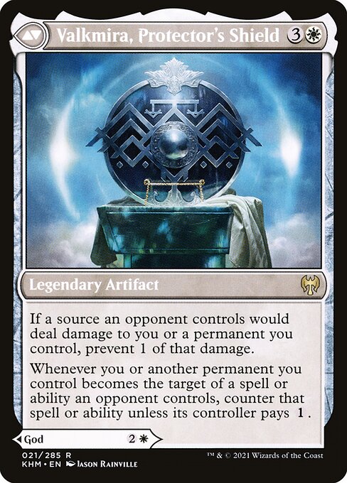 Reidane, God of the Worthy // Valkmira, Protector's Shield - Verso