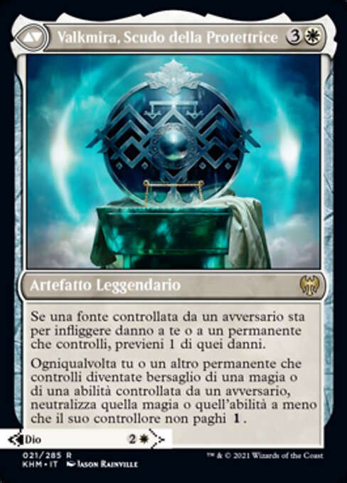 Reidane, God of the Worthy // Valkmira, Protector's Shield - Verso