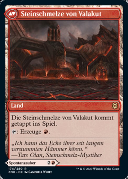 Valakut Awakening // Valakut Stoneforge - Verso