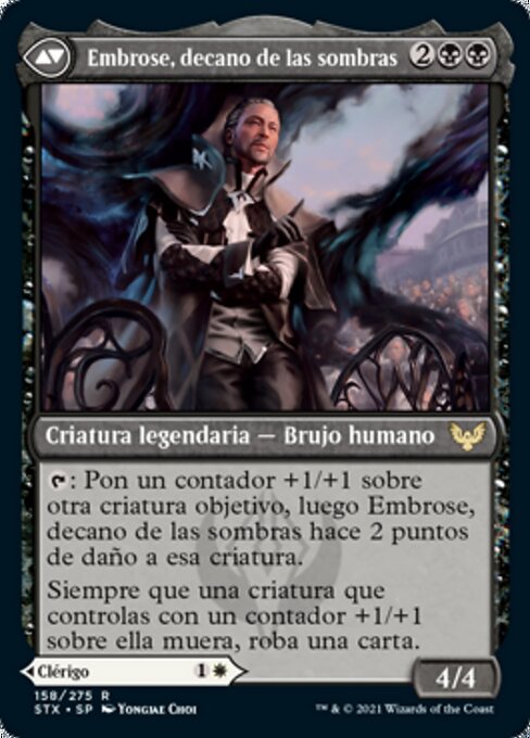 Shaile, Dean of Radiance // Embrose, Dean of Shadow - Verso