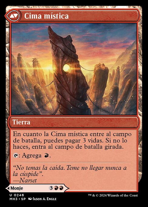 Pinnacle Monk // Mystic Peak - Verso