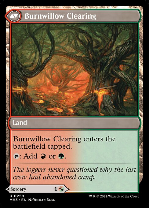 Stump Stomp // Burnwillow Clearing - Verso