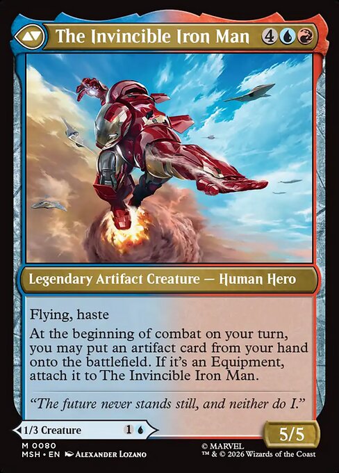 Tony Stark // The Invincible Iron Man - Verso