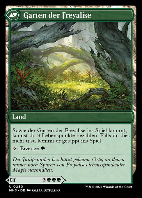 Disciple of Freyalise // Garden of Freyalise - Verso