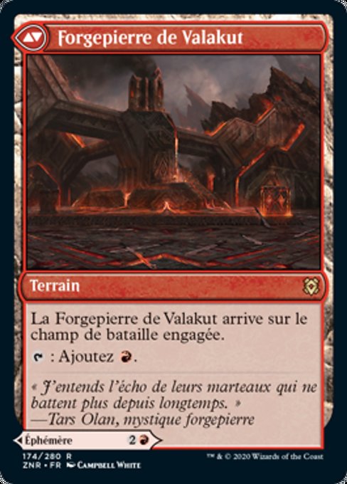 Valakut Awakening // Valakut Stoneforge - Verso