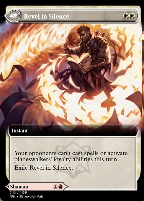 Flamescroll Celebrant // Revel in Silence - Verso