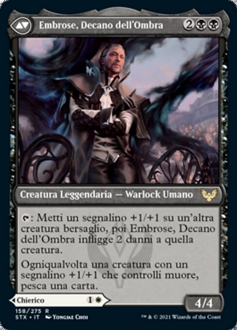Shaile, Dean of Radiance // Embrose, Dean of Shadow - Verso