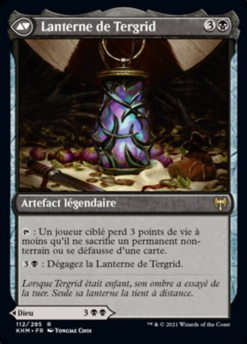 Tergrid, God of Fright // Tergrid's Lantern - Verso