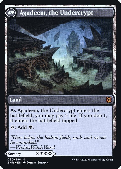 Agadeem's Awakening // Agadeem, the Undercrypt - Verso