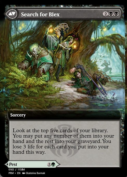 Blex, Vexing Pest // Search for Blex - Verso