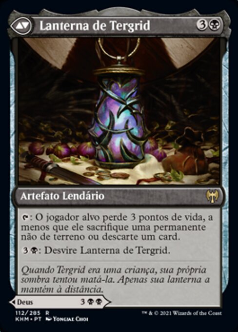 Tergrid, God of Fright // Tergrid's Lantern - Verso