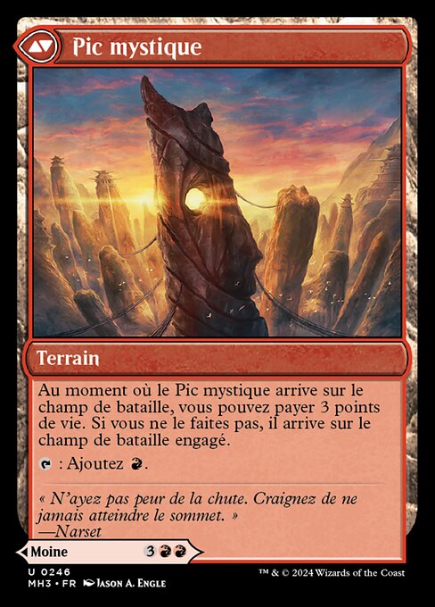 Pinnacle Monk // Mystic Peak - Verso