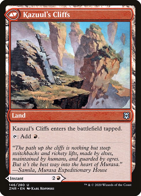 Kazuul's Fury // Kazuul's Cliffs - Verso