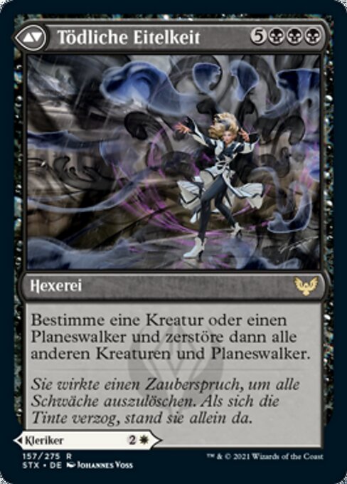 Selfless Glyphweaver // Deadly Vanity - Verso