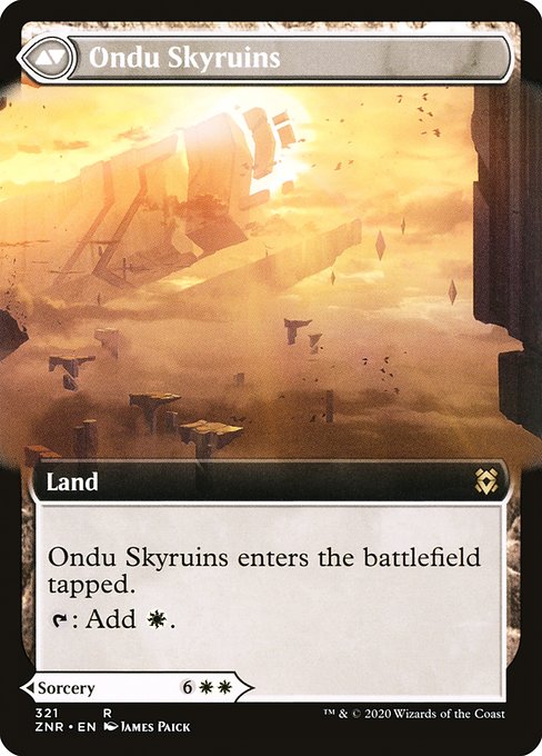 Ondu Inversion // Ondu Skyruins - Verso