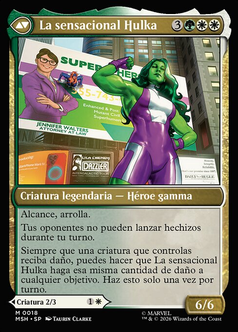 Jennifer Walters // The Sensational She-Hulk - Verso