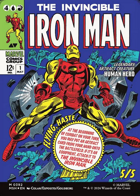 Tony Stark // The Invincible Iron Man - Verso