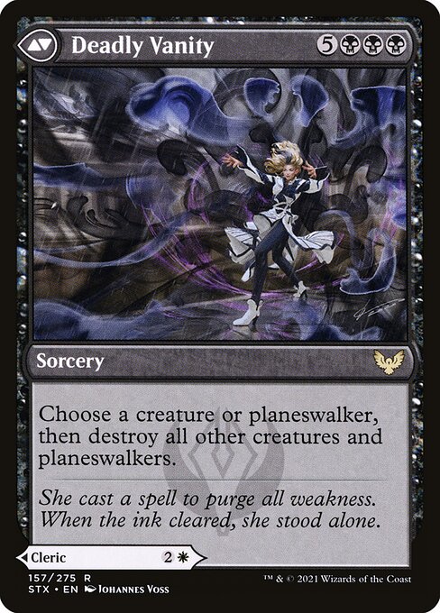 Selfless Glyphweaver // Deadly Vanity - Verso