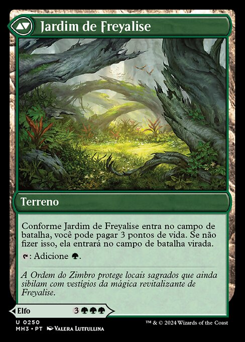 Disciple of Freyalise // Garden of Freyalise - Verso
