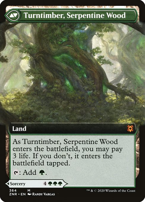 Turntimber Symbiosis // Turntimber, Serpentine Wood - Verso