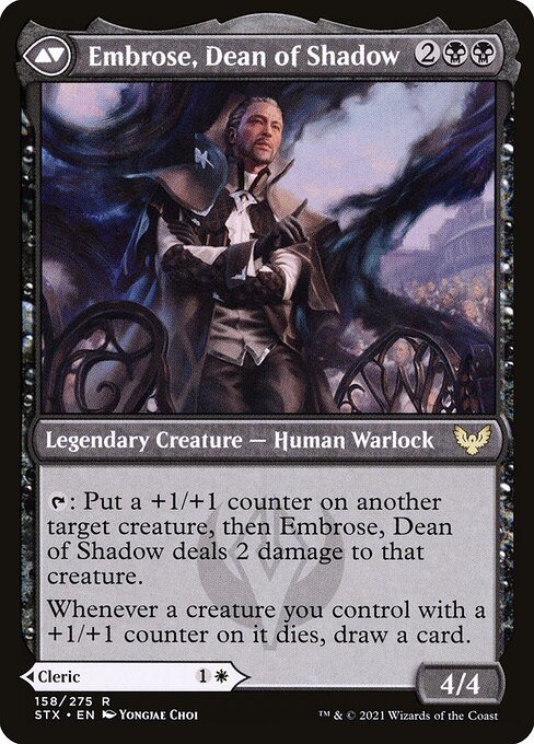 Shaile, Dean of Radiance // Embrose, Dean of Shadow - Verso