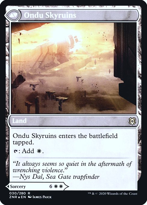 Ondu Inversion // Ondu Skyruins - Verso
