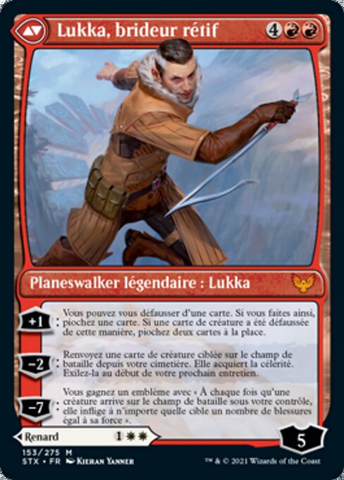 Mila, Crafty Companion // Lukka, Wayward Bonder - Verso
