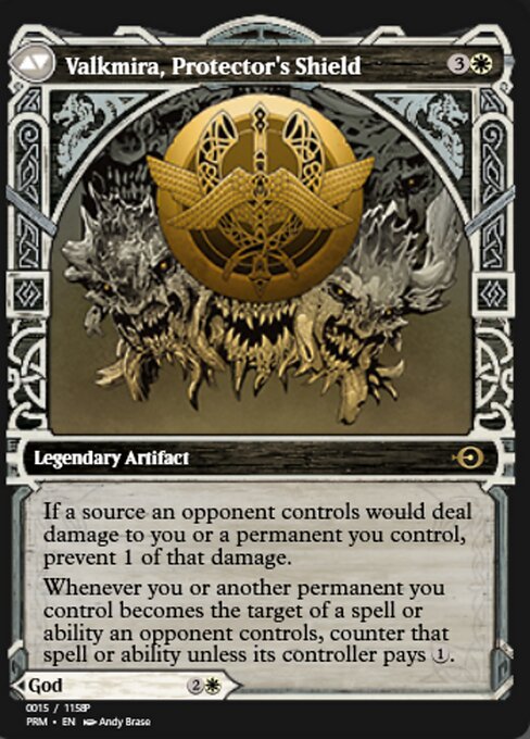 Reidane, God of the Worthy // Valkmira, Protector's Shield - Verso